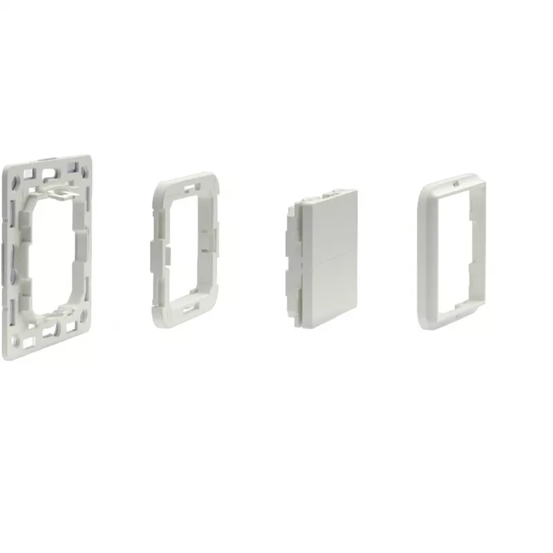 Shelly BLU Wall Switch 4 valguslüliti, plastikust elevandiluu