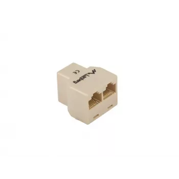 Lanberg AD-RJ45-2RJ45-OU võrgusplitter Beež