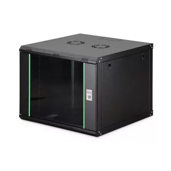 Seinale paigaldatav riiul Digitus DN-19 09U-6/6-EC-SW