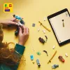 LEGO NINJAGO komplekt 71827 Zane'i lahingülikonna mech, 92 detaili, 2 minifiguuri, kõrgus 100 mm, vanus 6+