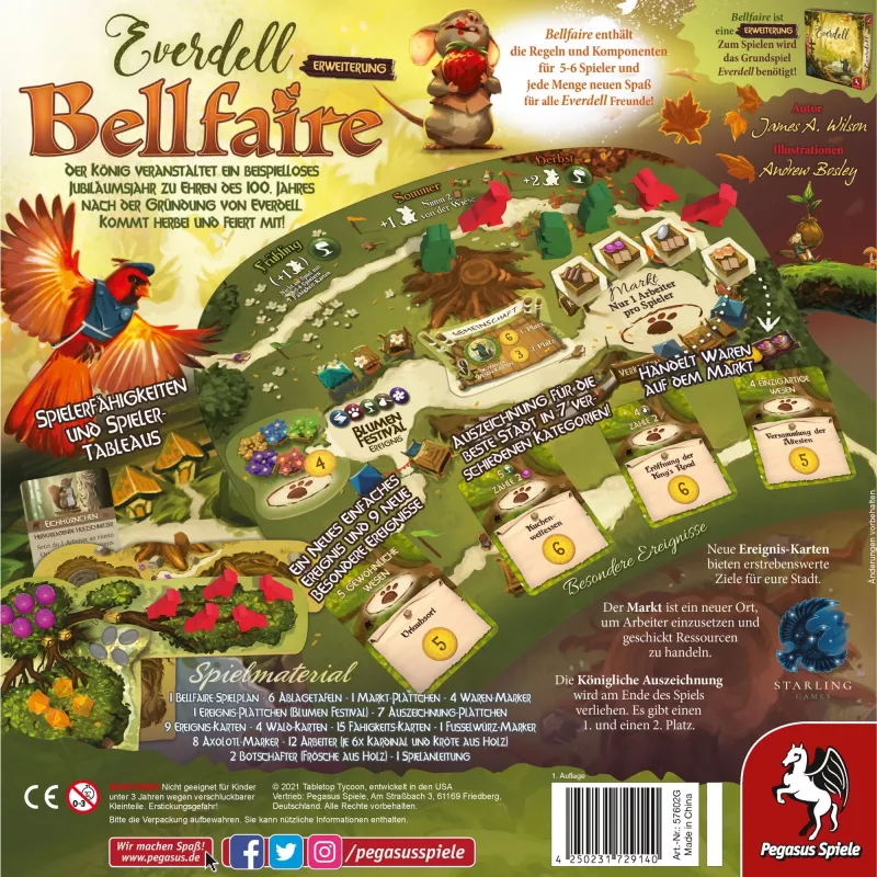 Everdell: Bellfaire, lauamängu laiendus