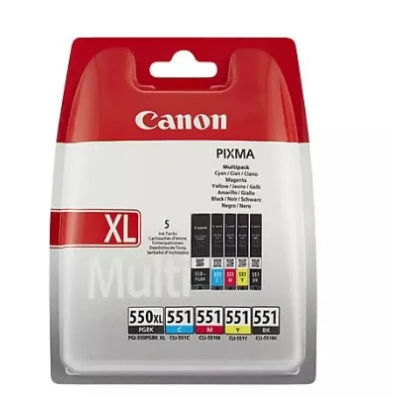 CANON PGI-550XL/CLI-551 BCMYB MULTI tindikassett