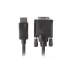 Videokaabli adapter LANBERG DisplayPort - DVI-D CA-DPDV-10CU-0018-BK, 1,8 m, must