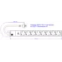 Pikendusjuhe Bachmann 800.3936 19Z 1HE 8× CEE 7/3 pistikupesaga