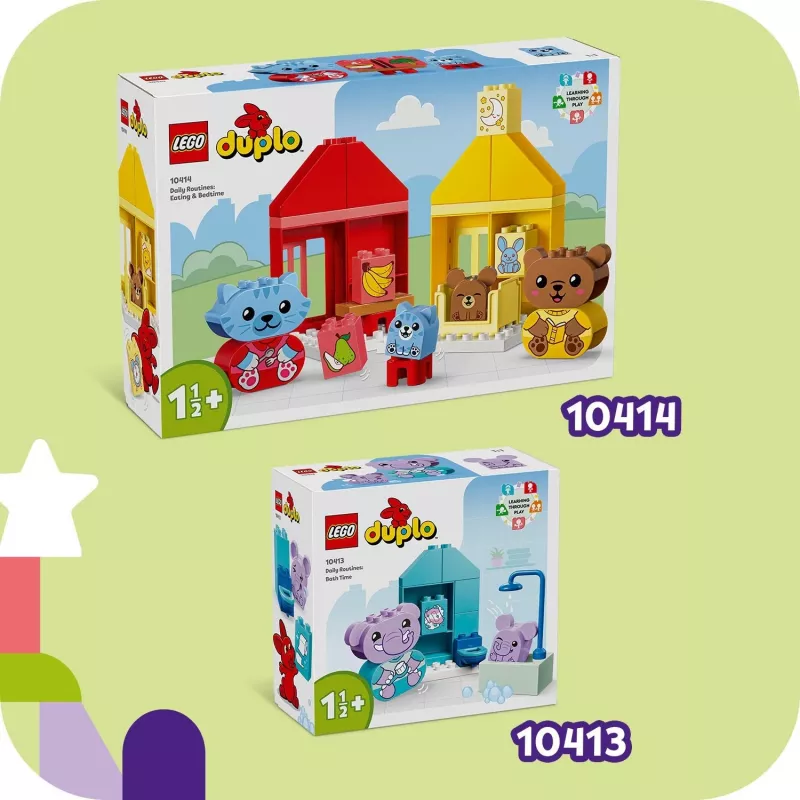 LEGO DUPLO Minu esimesed igapäevased rutiinid: Söömine ja magamaminek 10414