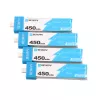 1S BetaFPV BT2.0 drooniaku komplekt 450mAh 4 tk, 3,8V