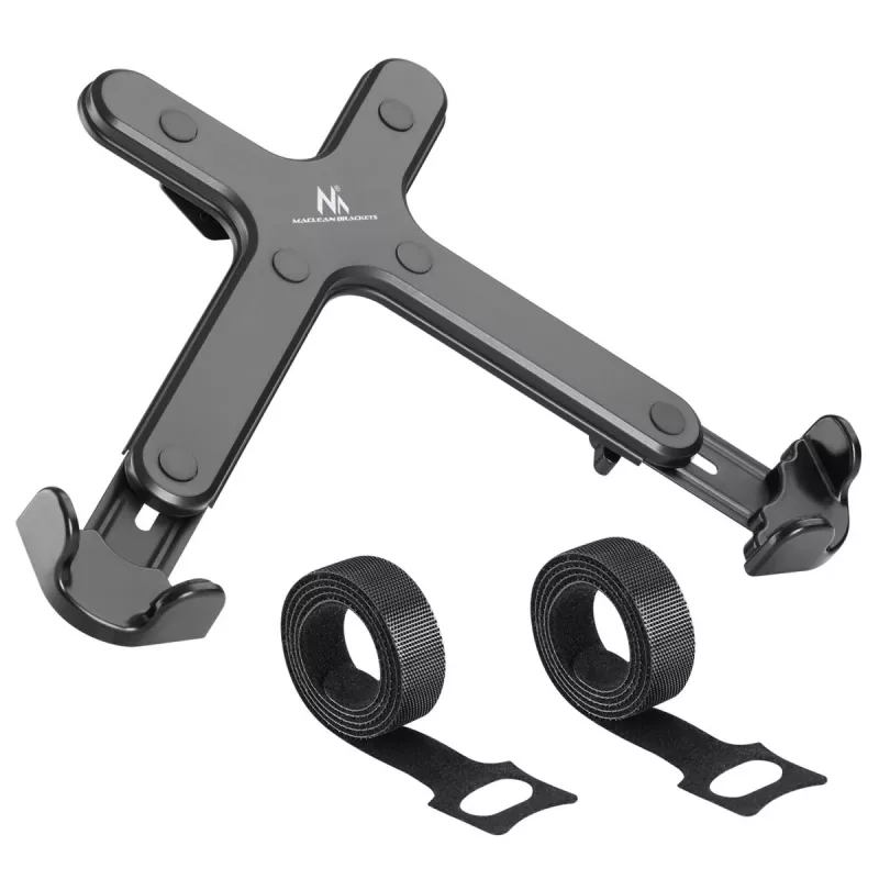 Sülearvutilaua hoidik MACLEAN MC-836 — reguleeritava kõrgusega, ergonoomiline disain, must, horisontaalseks sülearvuti kasutamiseks (58,5×236×320 mm)