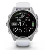 Garmin Fenix 8 3,3 cm (1,3) AMOLED 43 mm Digitaalne 416 x 416 pikslit Puuteekraan Hõbe Wi-Fi GPS (satelliit)