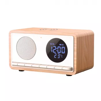 MANTA RDI912W Rimini kellraadio, Bluetooth ja juhtmevaba laadimine, valge