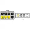DeLOCK PCI Express toitekaabel Mitmevärviline 0,30 m 82397