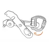 Lukustuskrabiin Petzl M042AA00 D-kujuline Alumiinium Hall 75 g