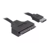 SATA kaabel DeLOCK ESATAP-100 0,5 m Must