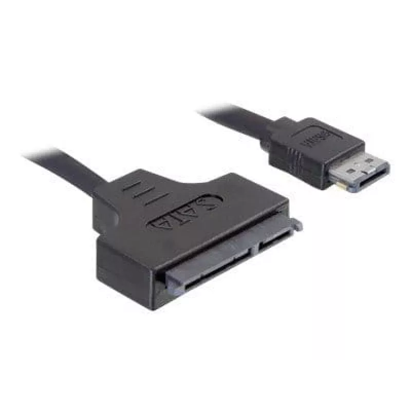 SATA kaabel DeLOCK ESATAP-100 0,5 m Must