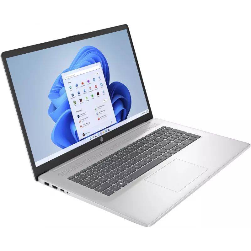 HP 17-cn3135nw Intel® Core™ i5 i5-1334U sülearvuti 43,9 cm (17.3) Full HD 16 GB DDR4-SDRAM 512 GB SSD Wi-Fi 6 (802.11ax) Windows 11 Home hõbedane