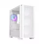 Montech AIR 100 ARGB MICRO-ATX korpus nelja eelpaigaldatud ARGB ventilaatoriga, üliminimalistlik disain, peen võrgust esipaneel, kõrge õhuvool, unikaalne külg