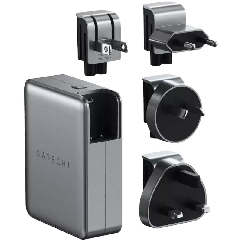 Mobiilseadme laadija Satechi ST-W145GTM 4 USB USB-C kiirlaadimisega