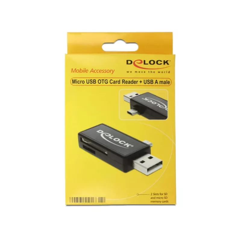 Kaardilugeja DeLOCK 91731 USB 2.0 Must