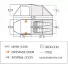 Vango TESOMEGA0000002 Roheline
