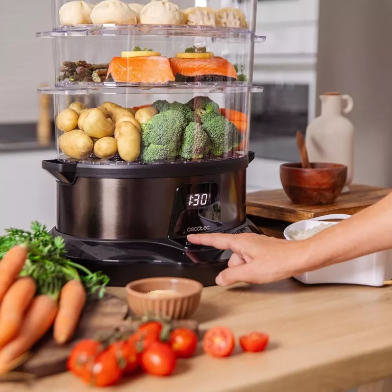Cecotec Food Steamer | Vapovita 3000 Pro | 1000 W | Korvide arv 3