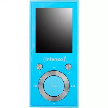 MP3-mängija INTENSO Video Scooter BT — 16 GB, LCD-ekraan, MicroSD-ühilduv, sinine