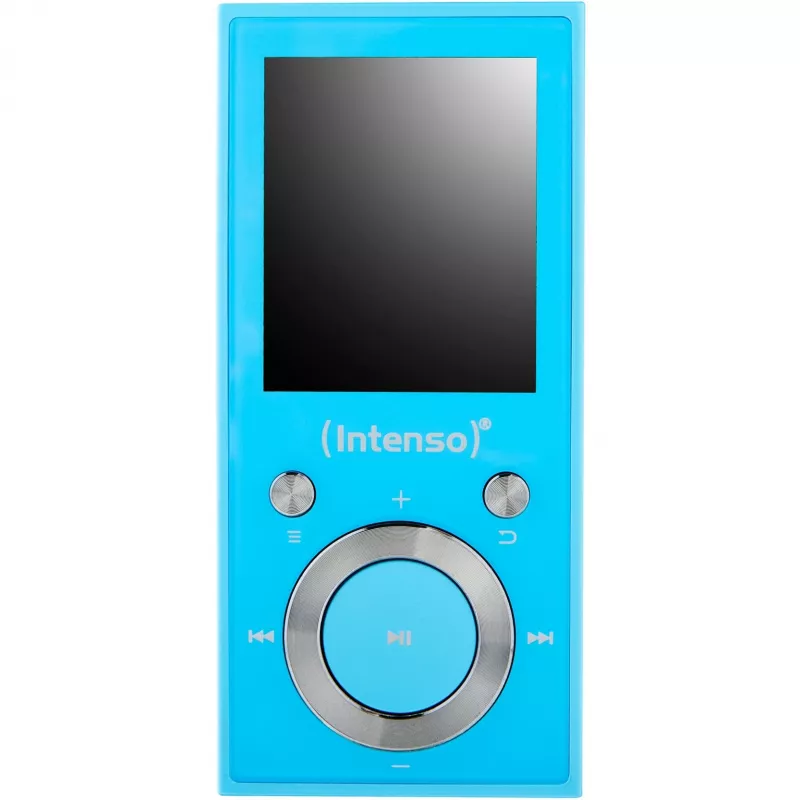 MP3-mängija INTENSO Video Scooter BT — 16 GB, LCD-ekraan, MicroSD-ühilduv, sinine