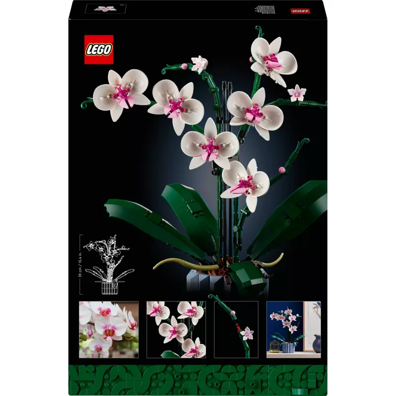 LEGO 10311 Icons Orhidee Kunsttaimede Ehituskomplekt Lilledega Kodukaunistuse Aksessuaar Täiskasvanutele Botaaniline Kollektsioon Kingitus Abikaasale