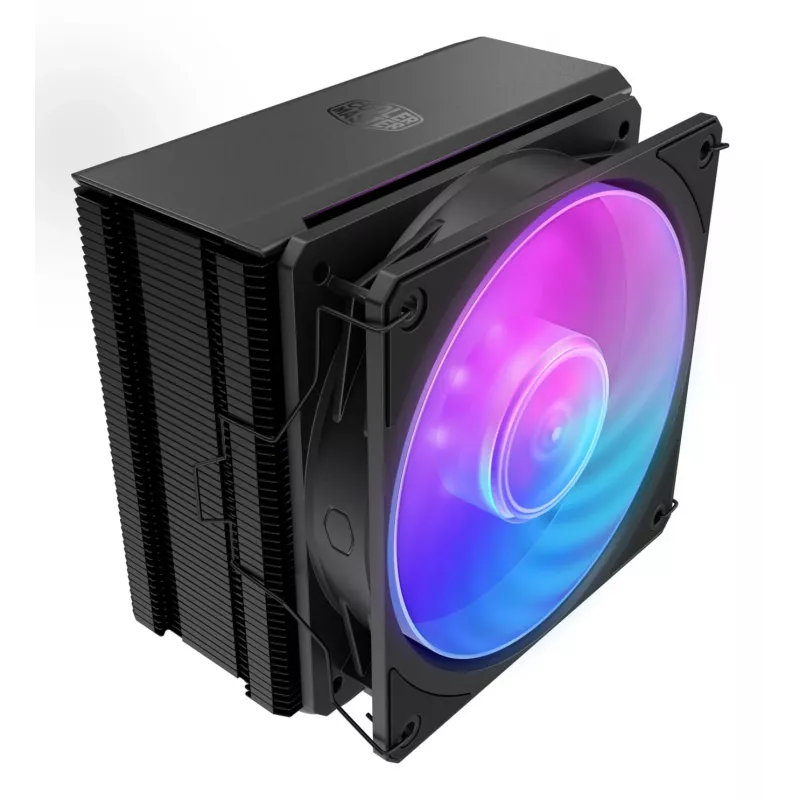Cooler Master Hyper 212 3DHP Must ARGB — 120 mm ventilaator, LGA1700/AM5/AM4 ühilduv