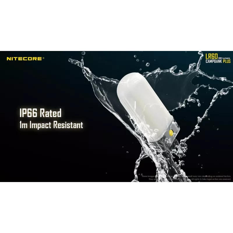 Akutoitel matkalatern Nitecore LR60 280 lm USB C