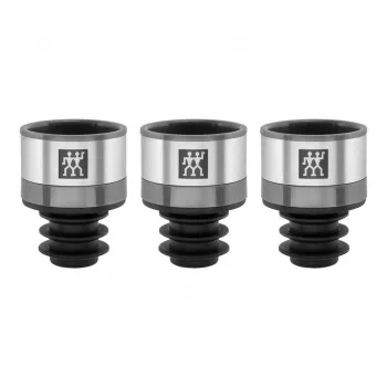 Veinipump ZWILLING FRESH & SAVE – pumba pea vaakumkorkidele, hall, Ø 3 cm, kõrgus 40 mm, komplekti kogus 3
