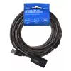 USB aktiivne pordipikendus SAVIO CL-130 10 m USB 2.0 A-pistik–emane, 5 V, must