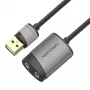 Vention USB-väline helikaart 0,15 m hall metall