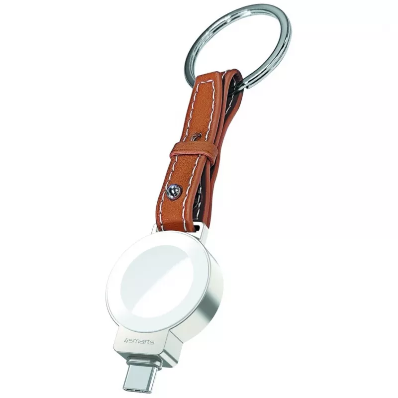 Juhtmevaba laadija 4smarts 541476 Apple Watchile — hõbedane