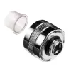 Alphacool Eiszapfen Pro Connector 16mm Hardtube Fitting G1/4, 6-Pack - chrome