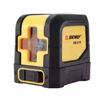 Ristjoonlasernivoo SNDWAY SW-311R – mini 10 m ulatusega, punane kiir
