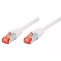 Tecline exertis Connect - paigalduskaabel - RJ-45 (M) kuni RJ-45 (M) - 5 m - SSTP-kaabel - CAT 6 - halogeenivaba - valge (71505W)