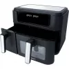 Kahekordne õhufritüür HF 9500 DUO (must, 2400 W, 2 korvi 6 L + 3,5 L)