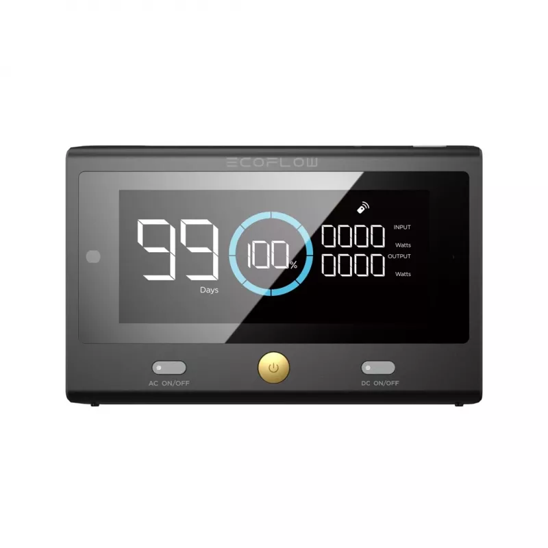 EcoFlow 50049001 kaugjuhtimispult kaasaskantavale elektrijaamale DELTA Pro, Bluetooth, must