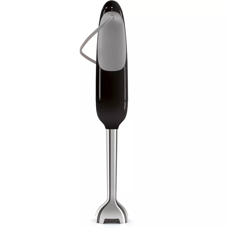 Smeg HBF03BLEU saumikser — 700 W käsimikser, 1,4 L kannuga, roostevabast terasest tera, must