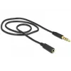 Helikaabel DeLOCK 84716 0,5 m 3,5 mm Must