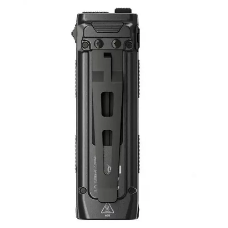 Käsilamp Nitecore EDC23 — kompaktne USB-laetav must, IP54 vee-/toimukindel, kaks LED-i, sisseehitatud aku, 0,101 kg
