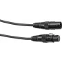 DMX-kaabel EUROLITE XLR 5-kontaktiline, 1 m, must