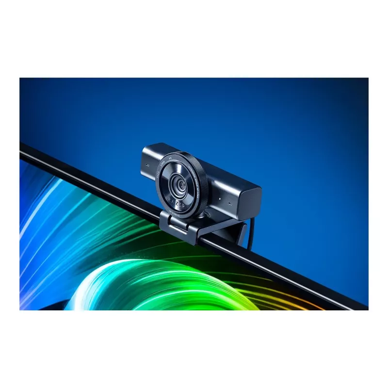 Razer | Veebikaamera | Kiyo V2 | MJPEG kuni 4K 30 FPS, 1080p 60 FPS, YUY2 kuni 4K 15 FPS, 1080p 60 FPS, NV12 kuni 4K 20 FPS, 1080p 60 FPS