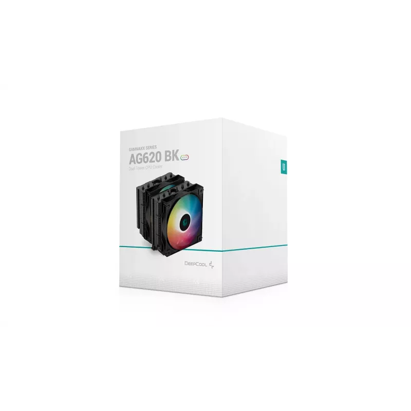 DeepCool AG620 BK ARGB protsessori õhujahuti 12 cm must, valge 1 tk