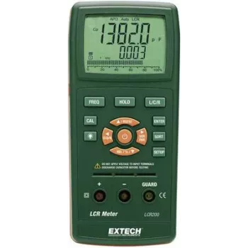 EXTECH Komponententester digital LCR200 CAT I Ekraan (Counts): 20000 (LCR200)