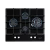 CATA | Hob | LCI 6031 B | Gas on glass | Number of burners/cooking zones 4 | Rotary knobs | Must