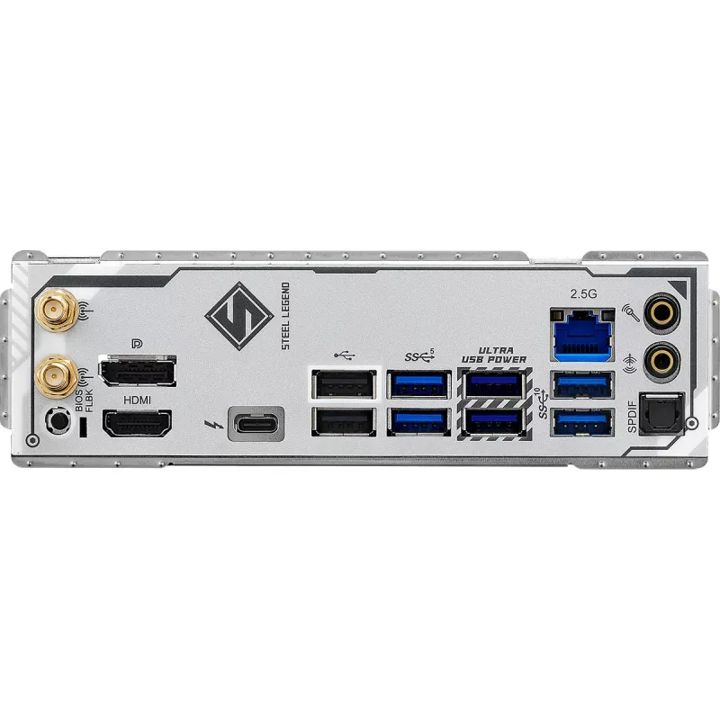 Emaplaat ASRock B860M Steel Legend WiFi — Intel B860, LGA 1851, micro‑ATX, DDR5, 4 DIMM, Wi‑Fi 6E, 2.5GbE