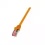 Võrgukaabel LogiLink 10m Cat.6 RJ-45 S/FTP oranž