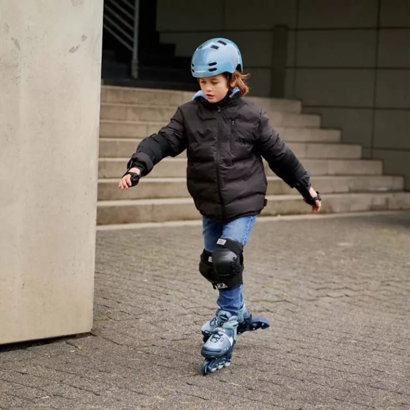 Inline-rulluisud HUDORA Leon 2.0, reguleeritav suurus 37–40, sinine/hall