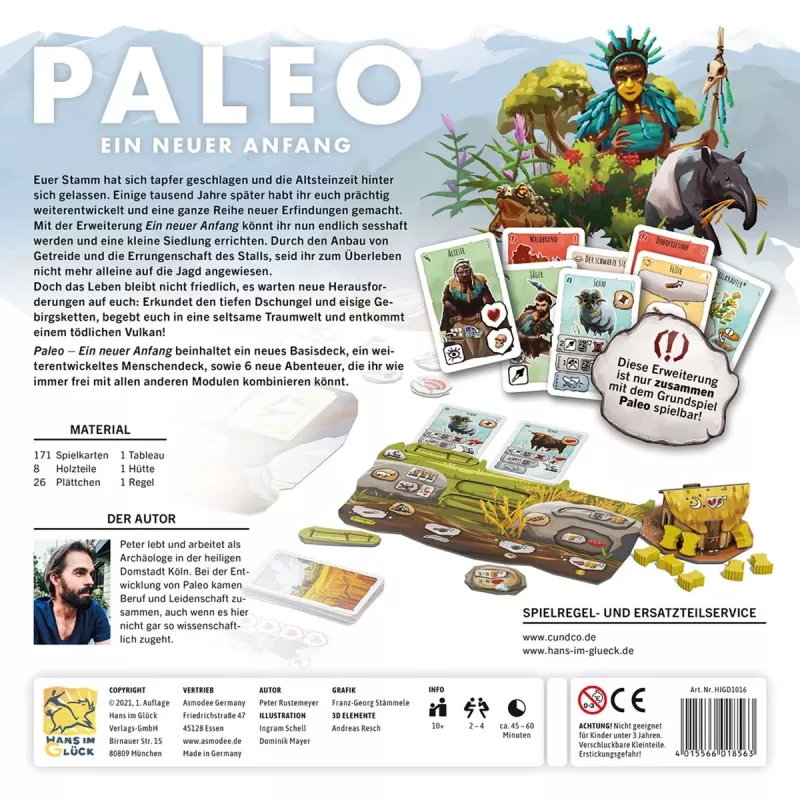 Paleo - Uus Algus, lauamängu lisapakett