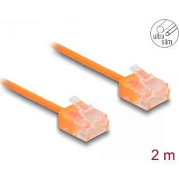 DeLOCK RJ45 võrgukaabel Cat.6 UTP 2m oranž